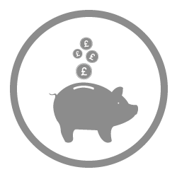piggy bank savings icon